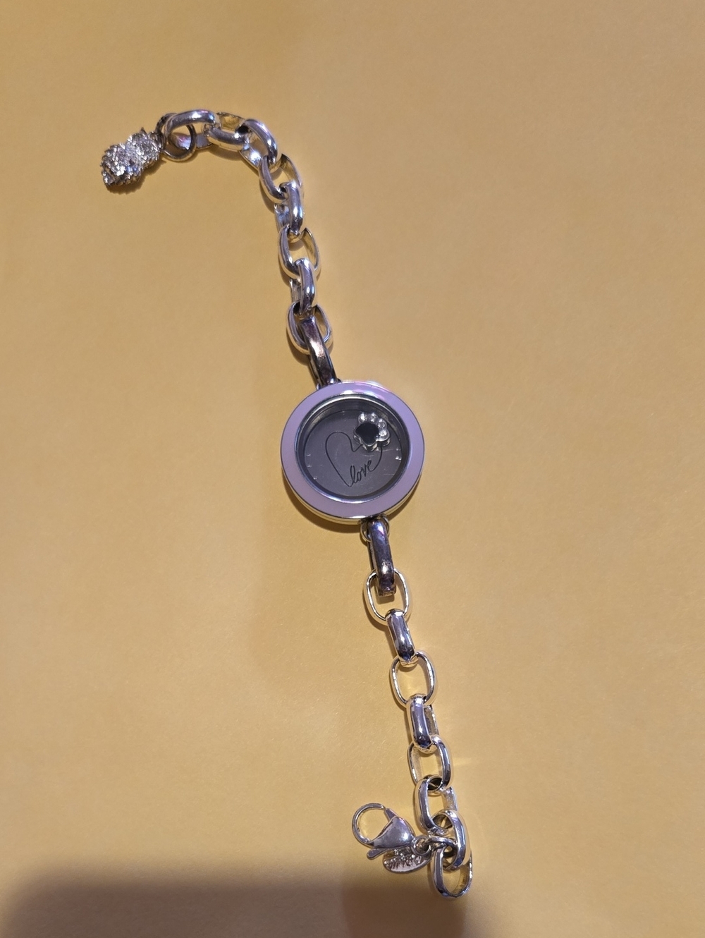 Origami Owl Charm Link Bracelet